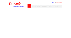 Desktop Screenshot of danielinsulation.com